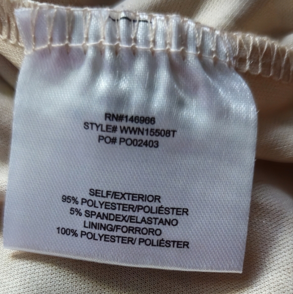 Crystal Sky Champagne Color Sequins Mini Dress - Size XS - Picture 6 of 8